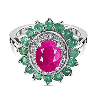 https://tjcuk.sirv.com/Products/77/6/7767733/John-Saul-Ruby-Moissanite-Zambian-Emerald-Main-Stone-With-Side-Stone-R_7767733.jpg?w=342&h=342