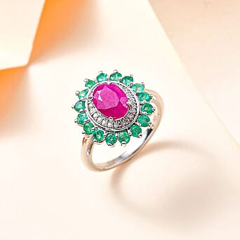 https://tjcuk.sirv.com/Products/77/6/7767740/John-Saul-Ruby-Moissanite-Zambian-Emerald-Main-Stone-With-Side-Stone-R_7767740_1.jpg?w=342&h=342