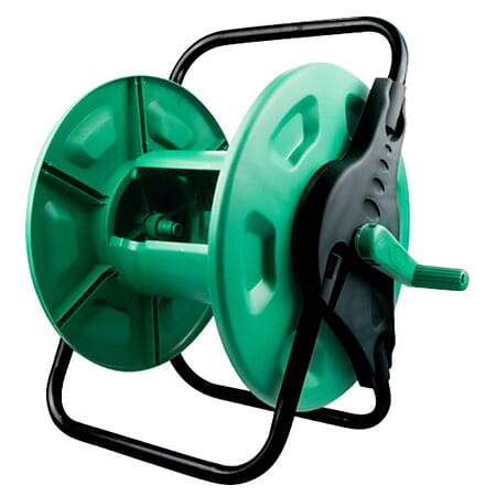 Garden Hose Reel Stand - Green and Black