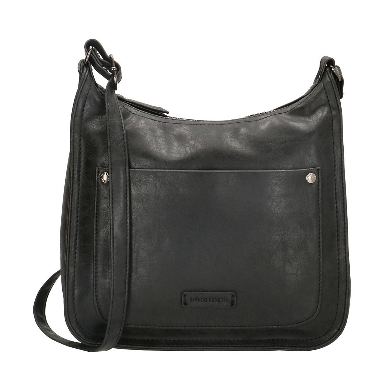 Enrico-Benetti-PU-Handbag-Sample-Size-24x7x27-cm-Black