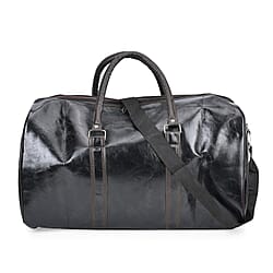 Designer Inspired Solid Travel Duffle Bag