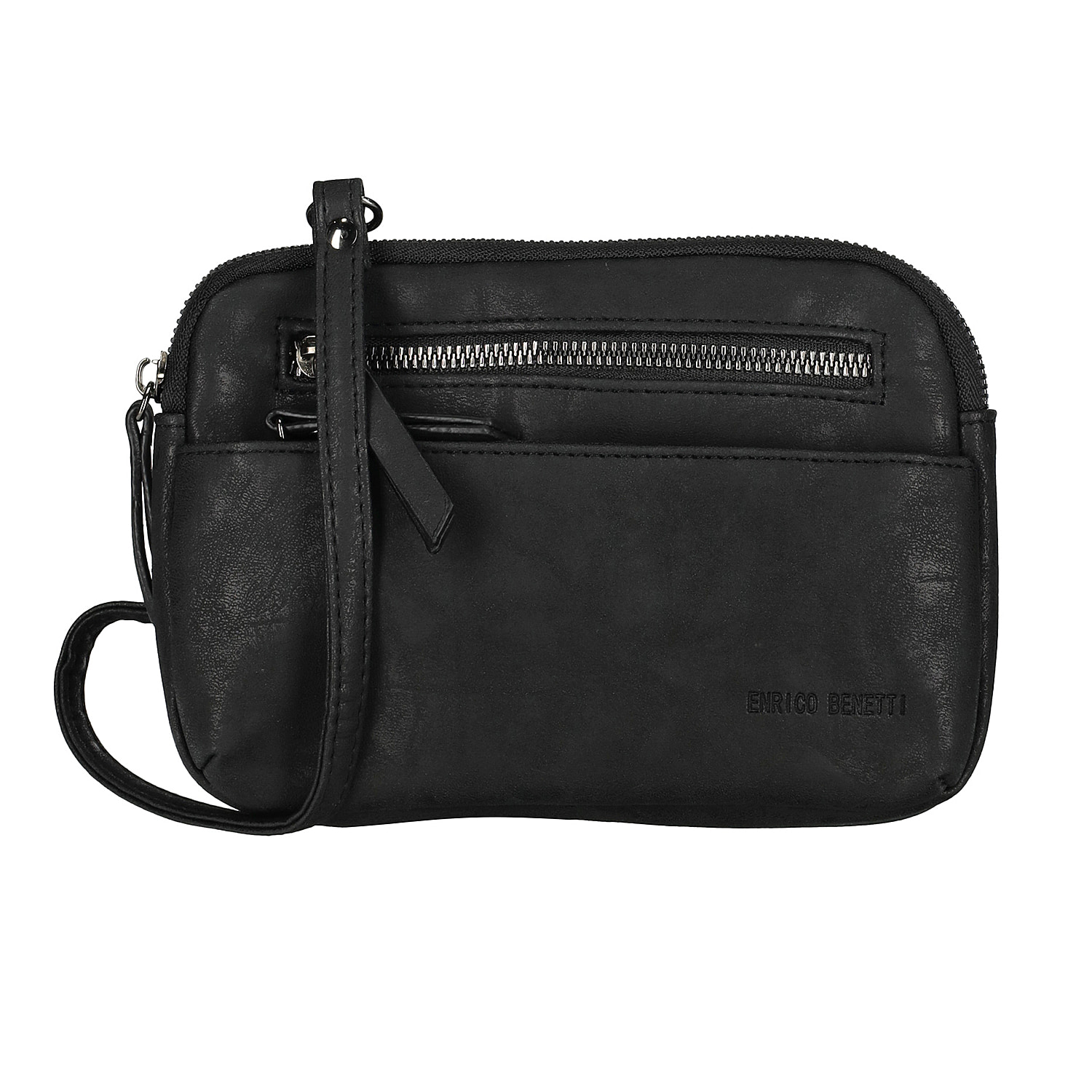 Enrico-Benetti-PU-Handbag-Sample-Size-8x3x12-cm-Black