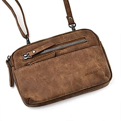 Designer Closeout - Enrico Benetti Crossbody Bag with Exterior Zipped Pocket