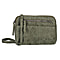 Designer Closeout - Enrico Benetti Crossbody Bag with Exterior Zipped Pocket - Midgrey