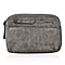 Designer Closeout - Enrico Benetti Crossbody Bag with Exterior Zipped Pocket - Grey