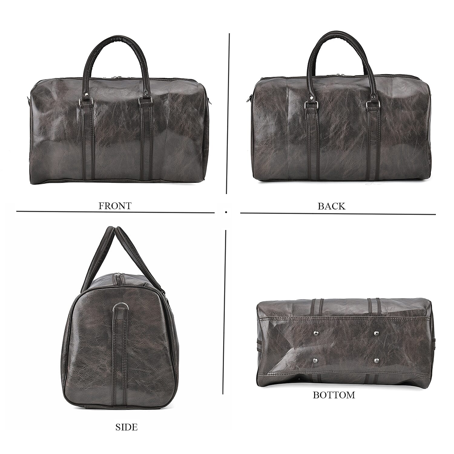 Designer Inspired Solid Travel Duffle Bag (Size 51x26x28 cm) - Olive