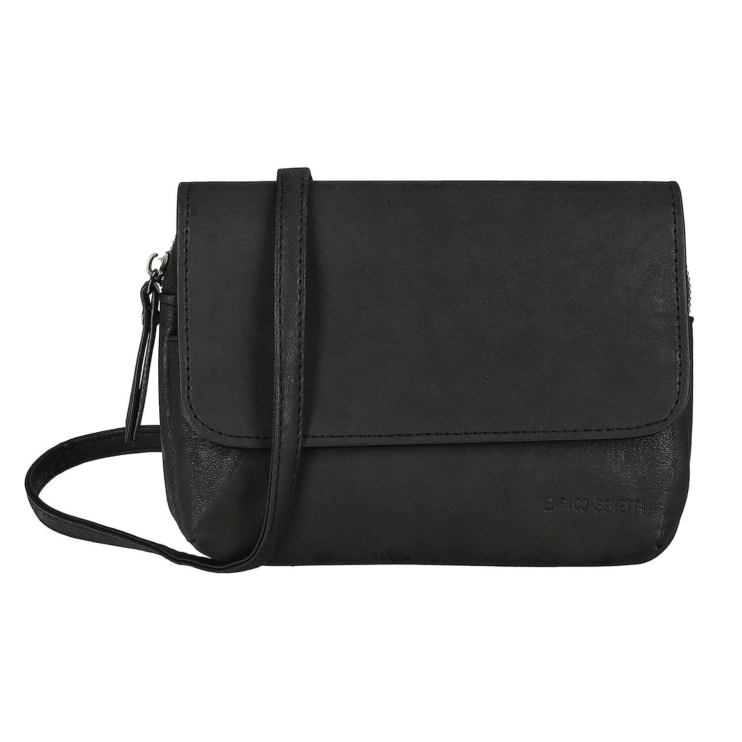  Enrico Benetti PU Handbag Sample (Size 8x3x12 cm) - Black