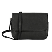 Designer Closeout - Enrico Benetti Crossbody Bag with Shoulder Strap - Black