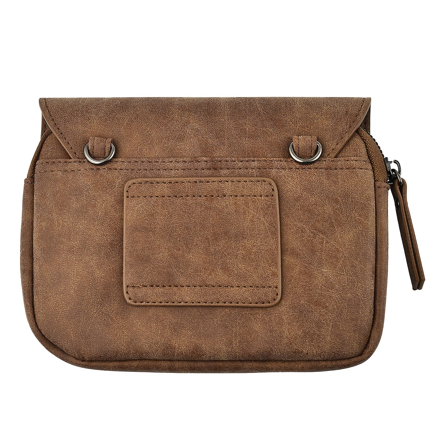 Designer Closeout - Enrico Benetti Crossbody Bag with Shoulder Strap - Camel