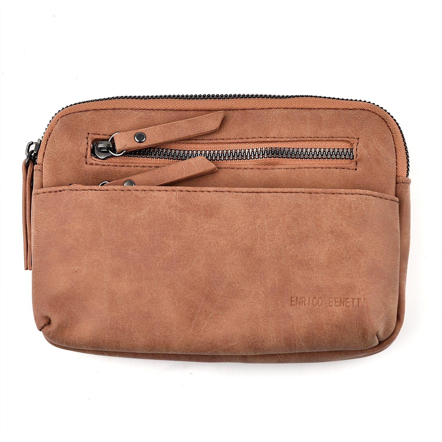 Designer Closeout - Enrico Benetti Crossbody Bag with Shoulder Strap - Misty Rose