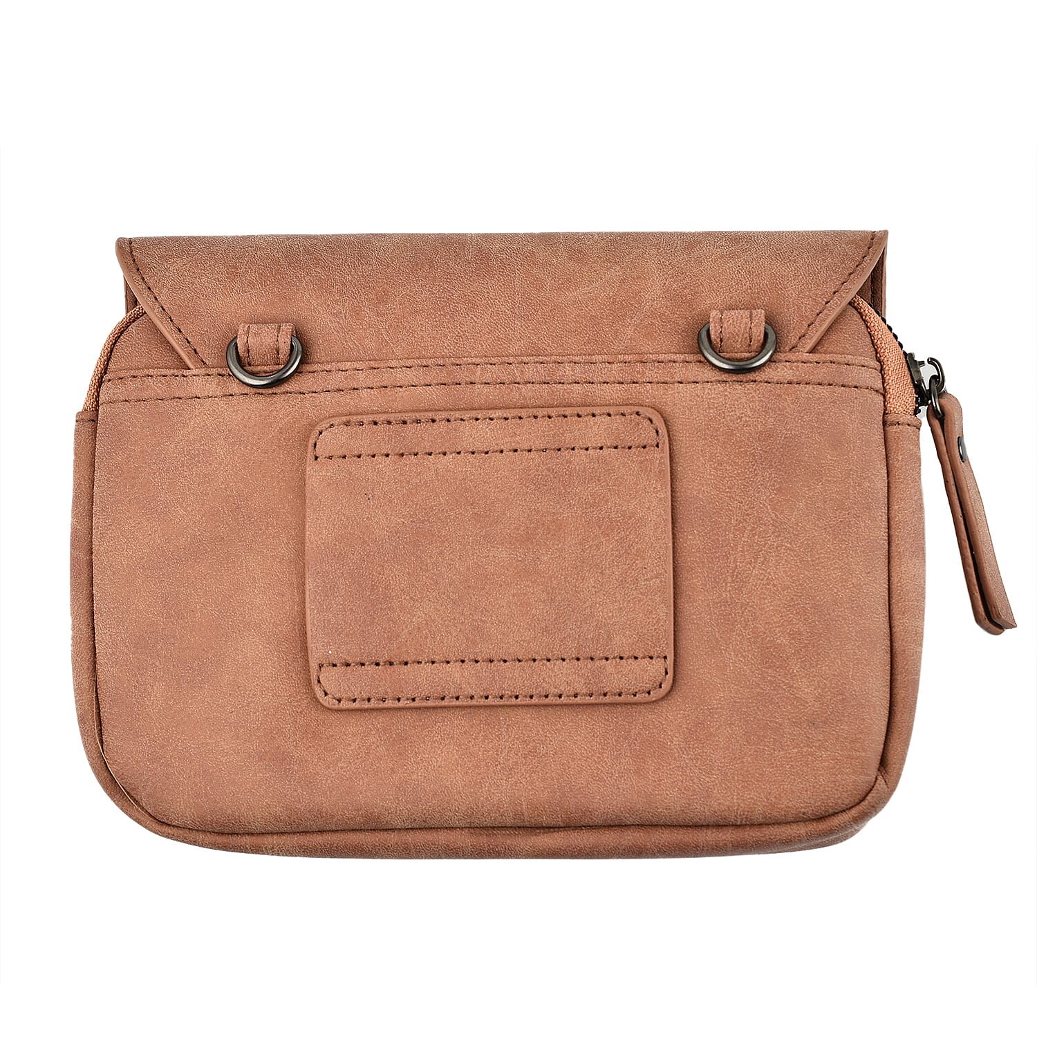 Designer Closeout - Enrico Benetti Crossbody Bag with Shoulder Strap - Misty Rose