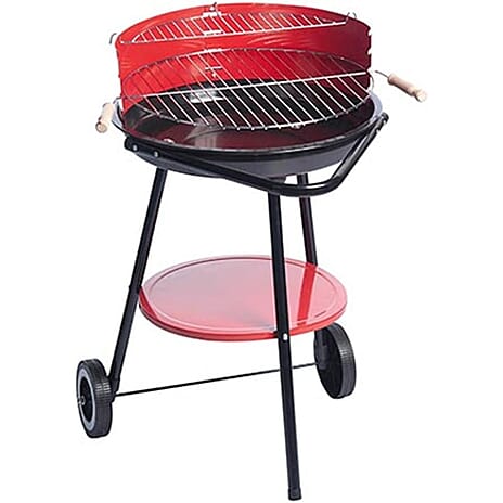 Portable Charcoal BBQ - Red & Black