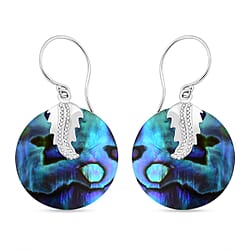 Red Coral Drop Earrings in Sterling Silver