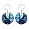 Abalone Shell Drop Earrings in Sterling Silver