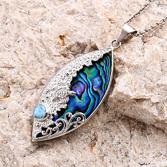 https://tjcuk.sirv.com/Products/77/6/7768617/Abalone-Shell-Larimar-Pendant-Sterling-Silver-9-04-ct-Silver-Wt-5-Gms-_7768617_2.jpg?w=342&h=342