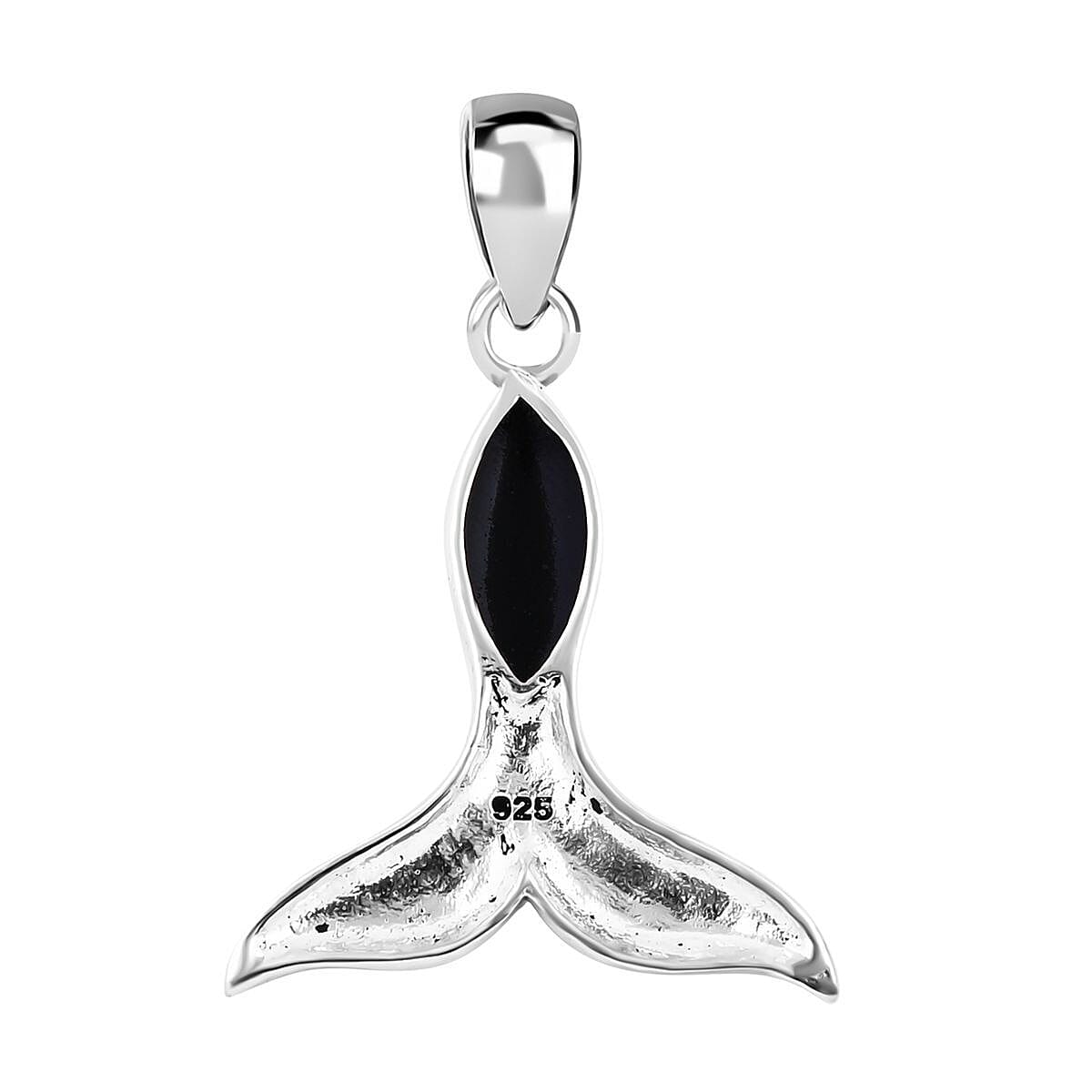 Royal Bali Crystal Bay Collection Abalone Shell  Pendant  Sterling Silver 4.00 ct