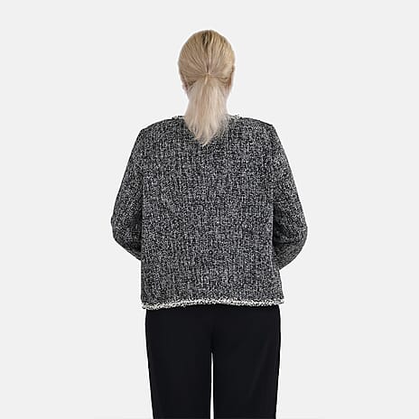La Marey Tweed Jacket (Size XXL) - Black