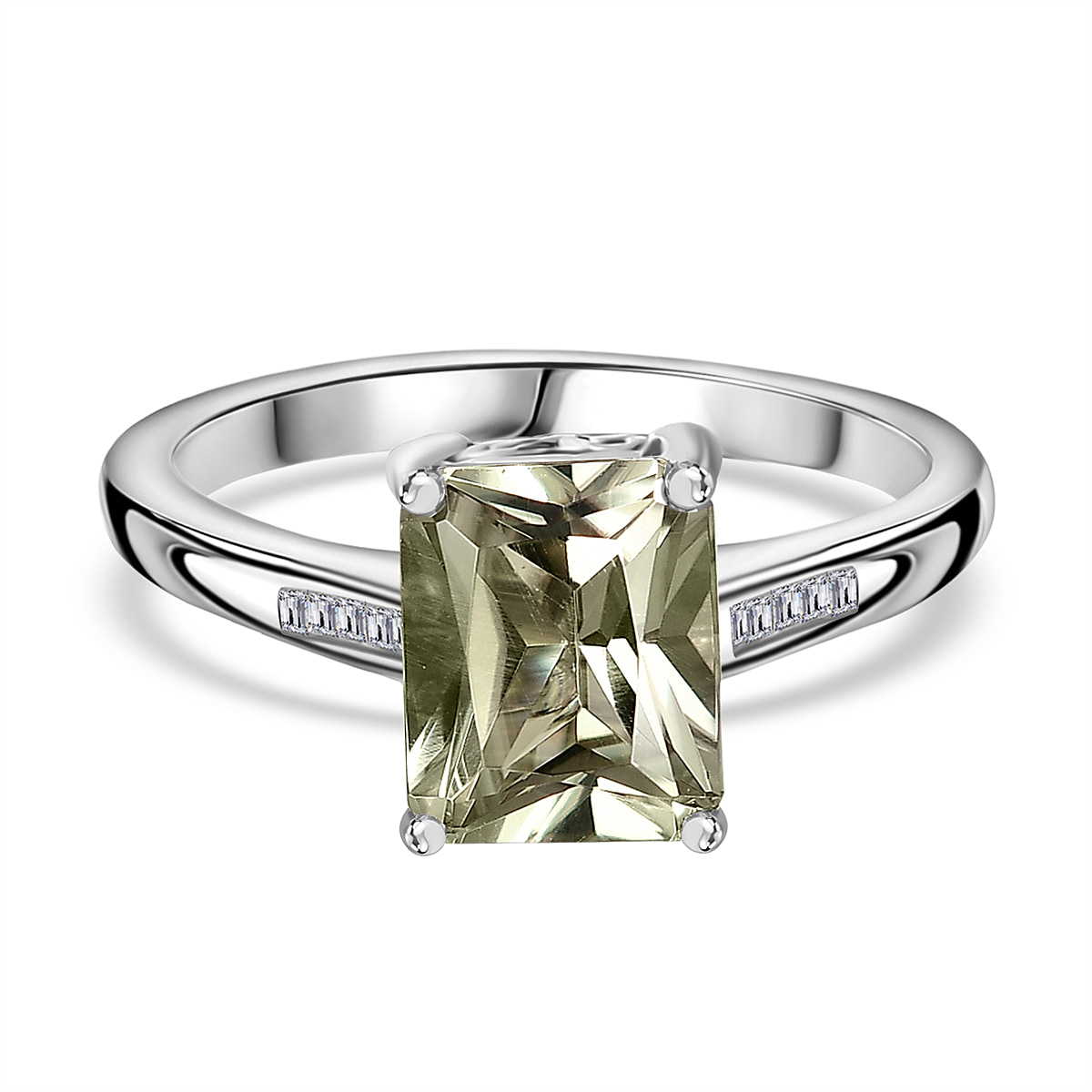 RHAPSODY  950 Platinum AAAA Turkizite & Diamond Ring 2.68 Ct.