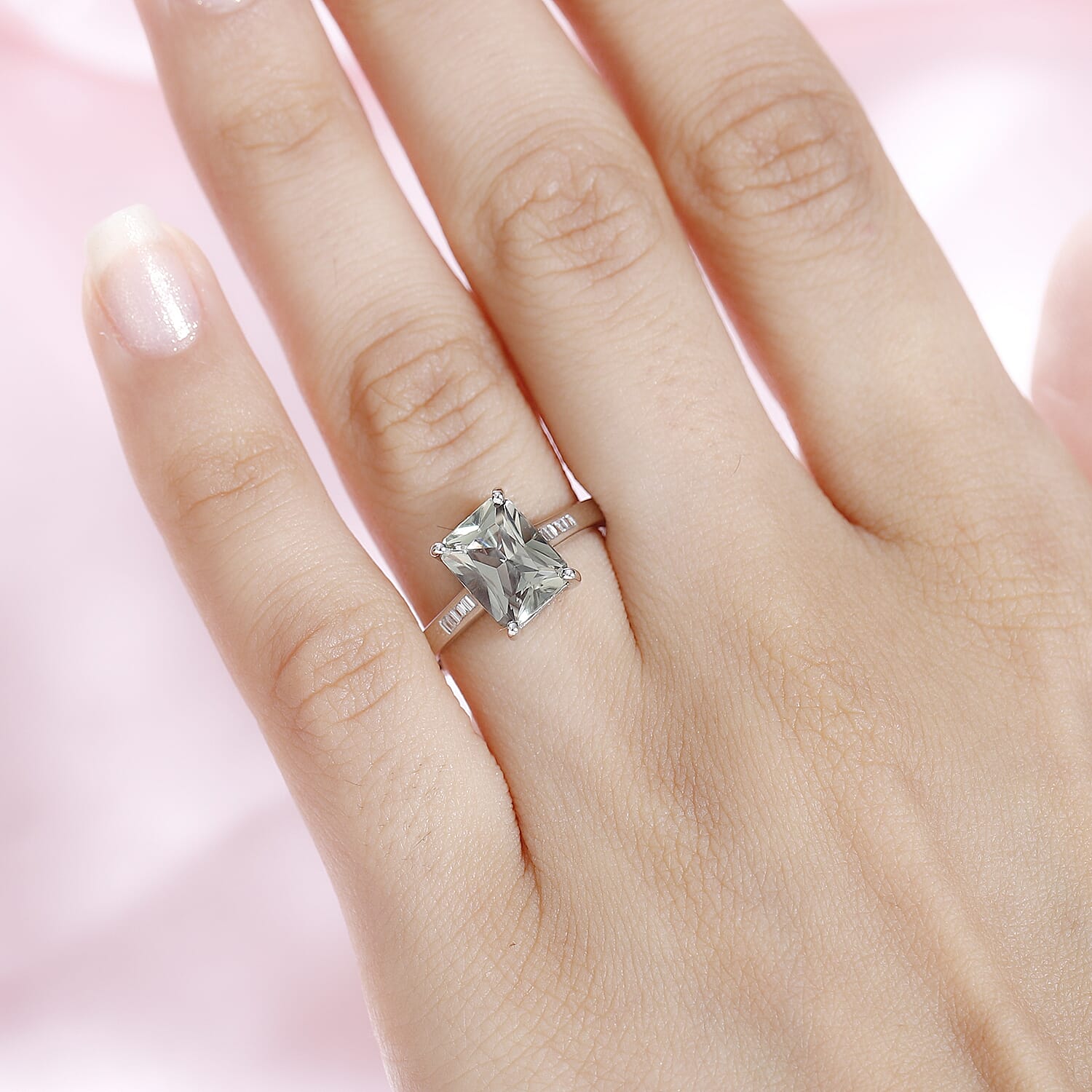 RHAPSODY  950 Platinum AAAA Turkizite & Diamond Ring 2.68 Ct.