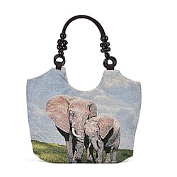 Jute Tote Bag with Zipper Closure