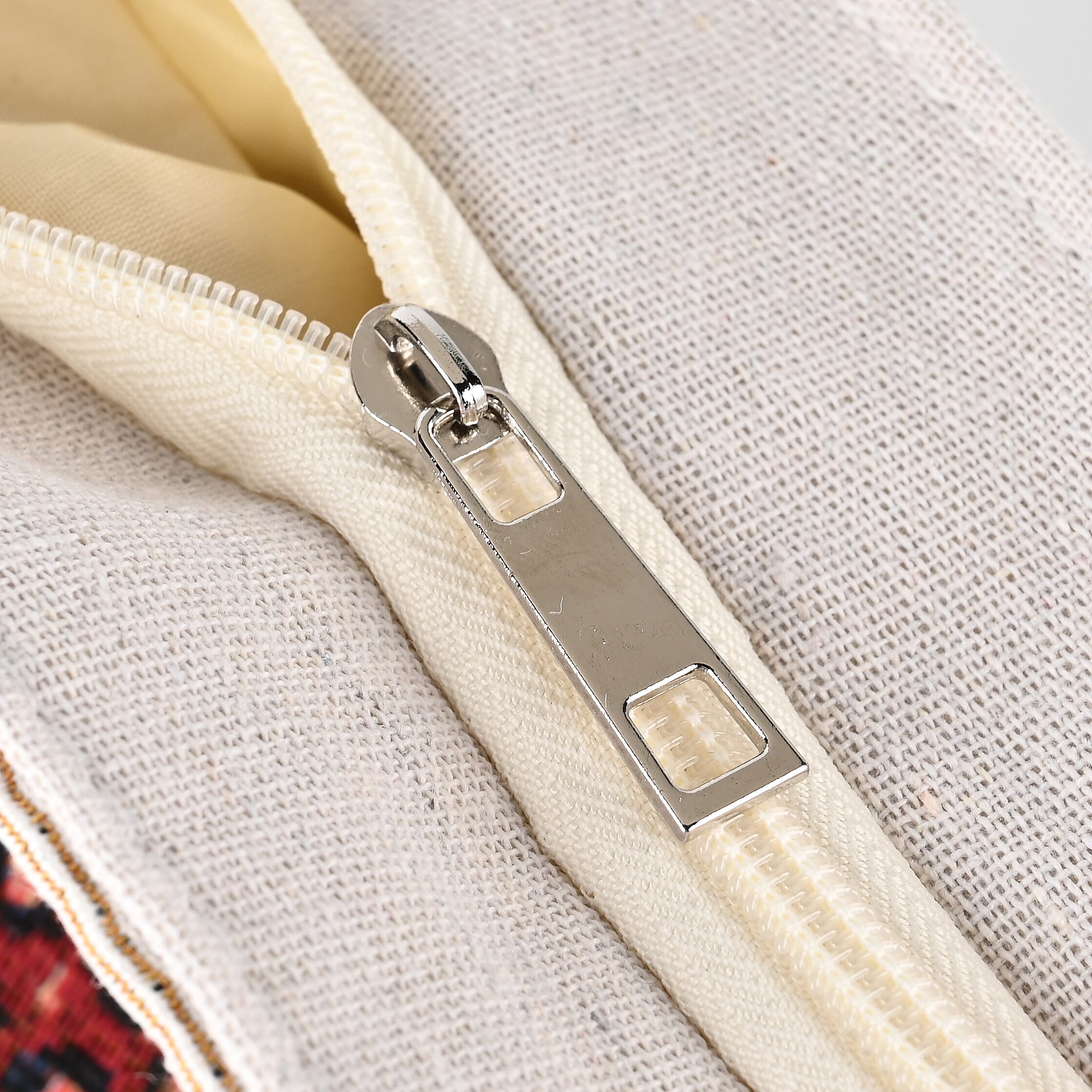 Jute Elephant Printed Tote Bag with Long Handle Drop - Multi