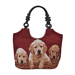Jute Tote Bag with Zipper Closure