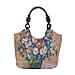 Jute Tote Bag with Zipper Closure