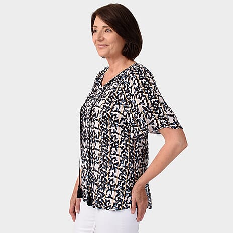 Maison Crinkle Top (Size M) - Mono