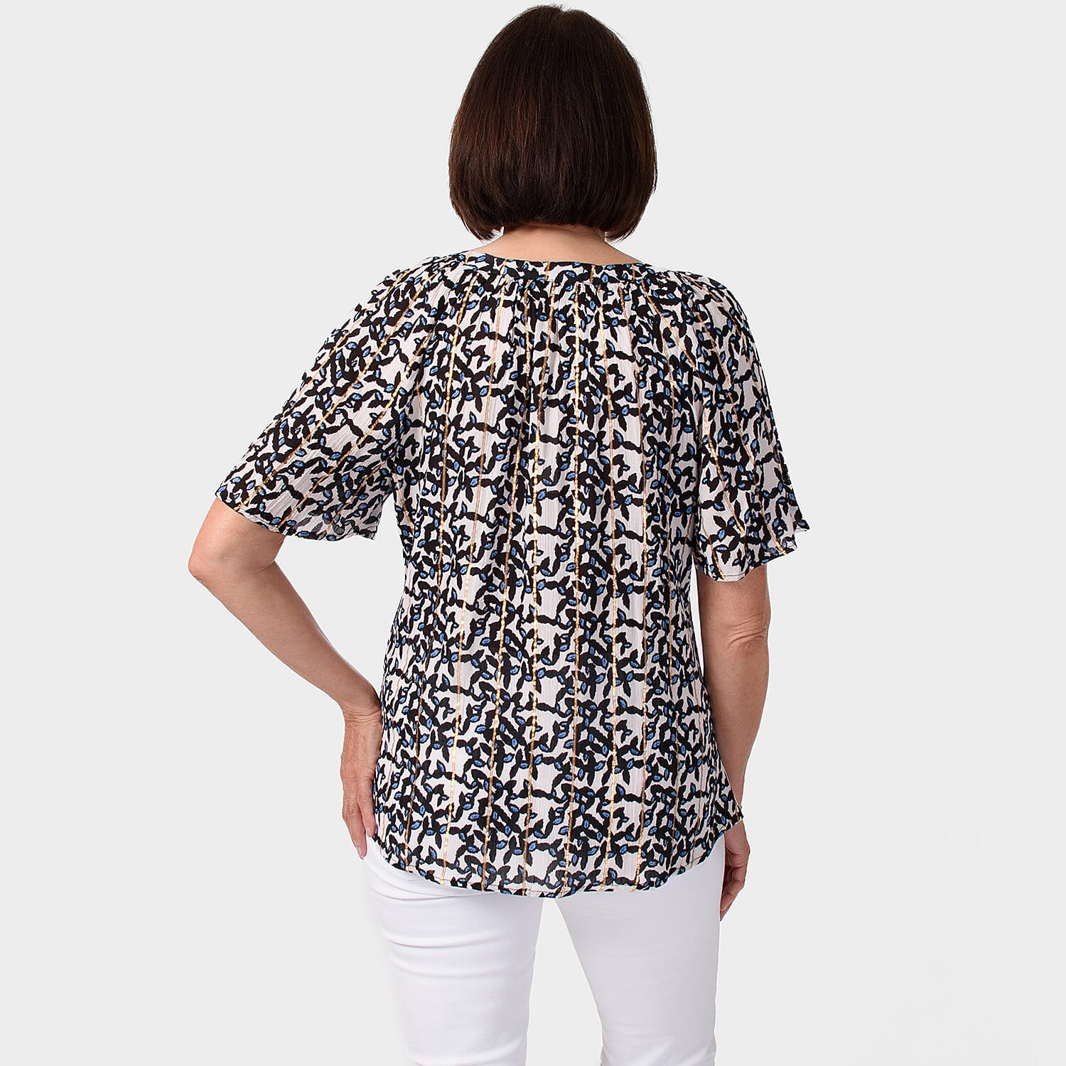 Maison Crinkle Top (Size S) - Mono