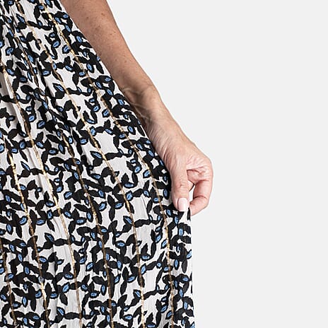 Maison De Nimes Crinkle Dress (Size M) - Blue