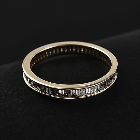 Close Out Deal - 9K Rose Gold Pink Diamond SGL Certified Full Eternity Ring 0.50 Ct.