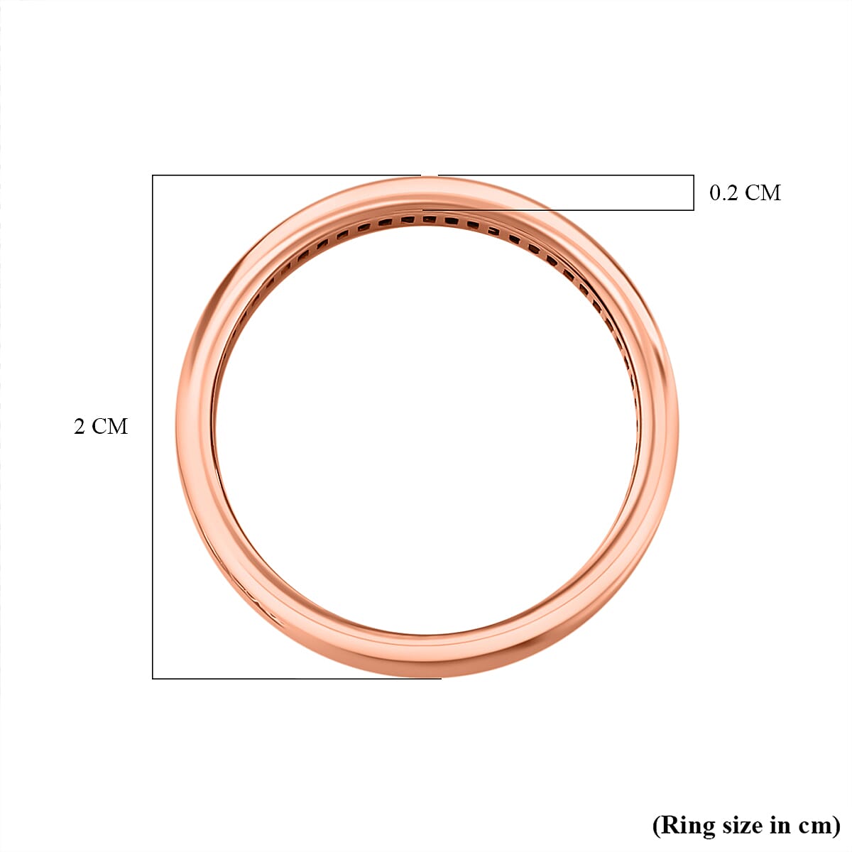 9K Rose Gold Pink Diamond SGL Certified Full Eternity Ring 9K Rose Gold Pink Diamond SGL Certified Full Eternity Ring