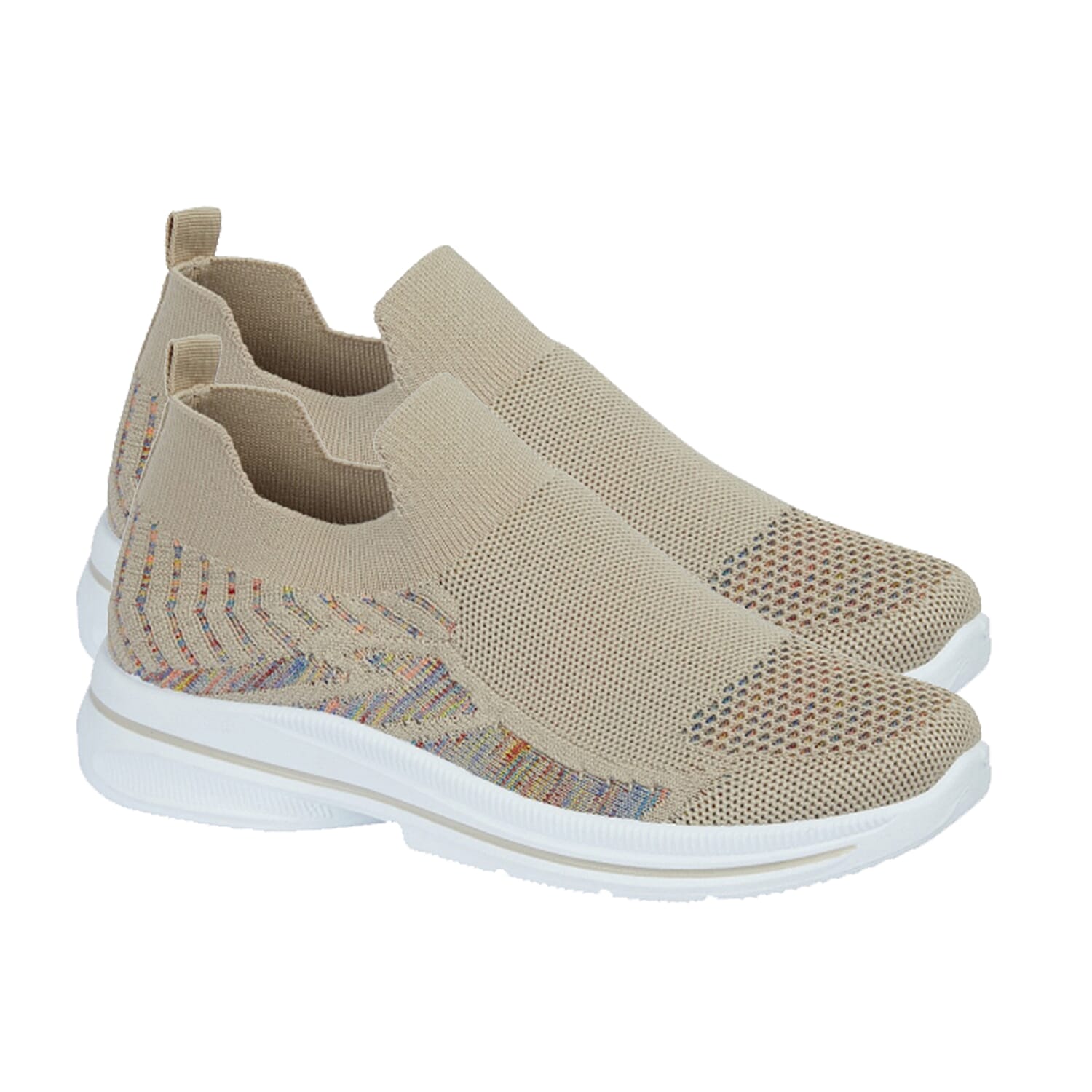 Stretch slip on sneakers deals