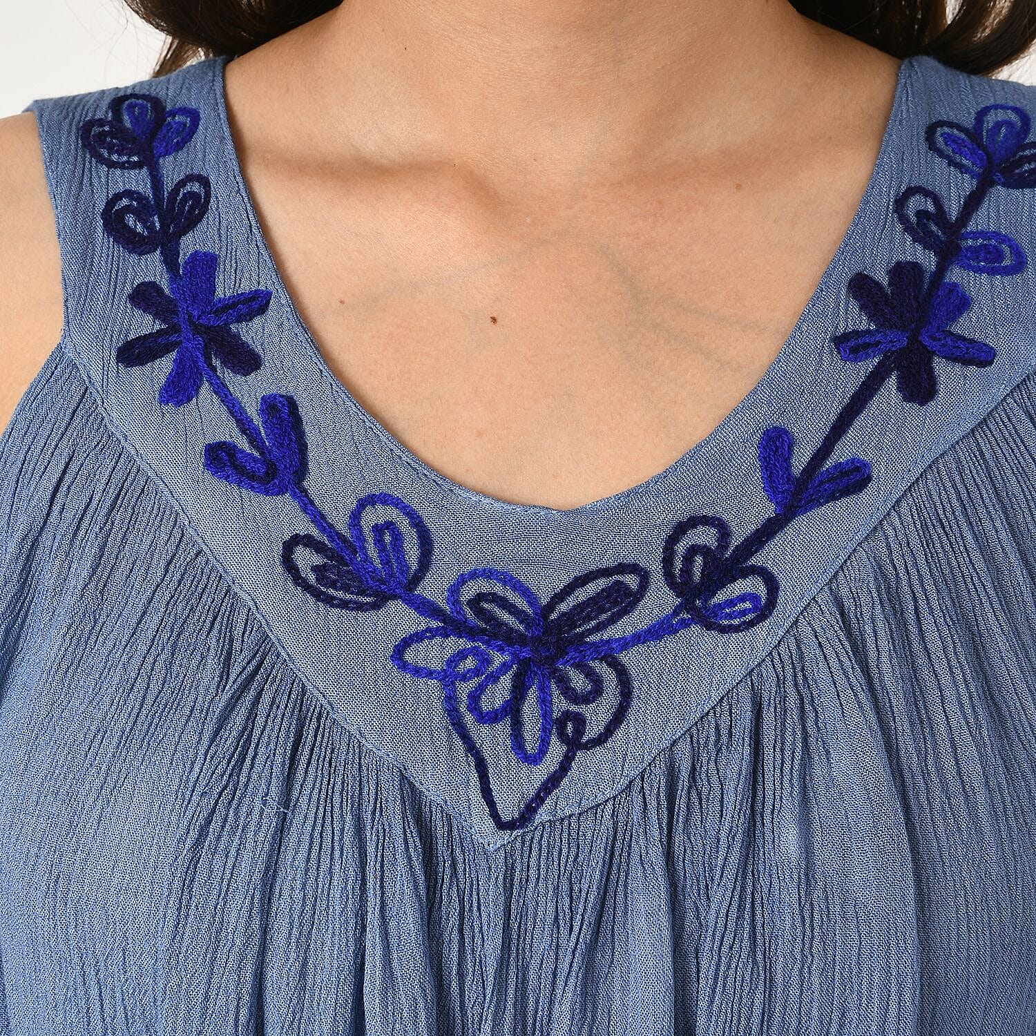 Tamsy Tie Dye Tunic (8-18) - Navy