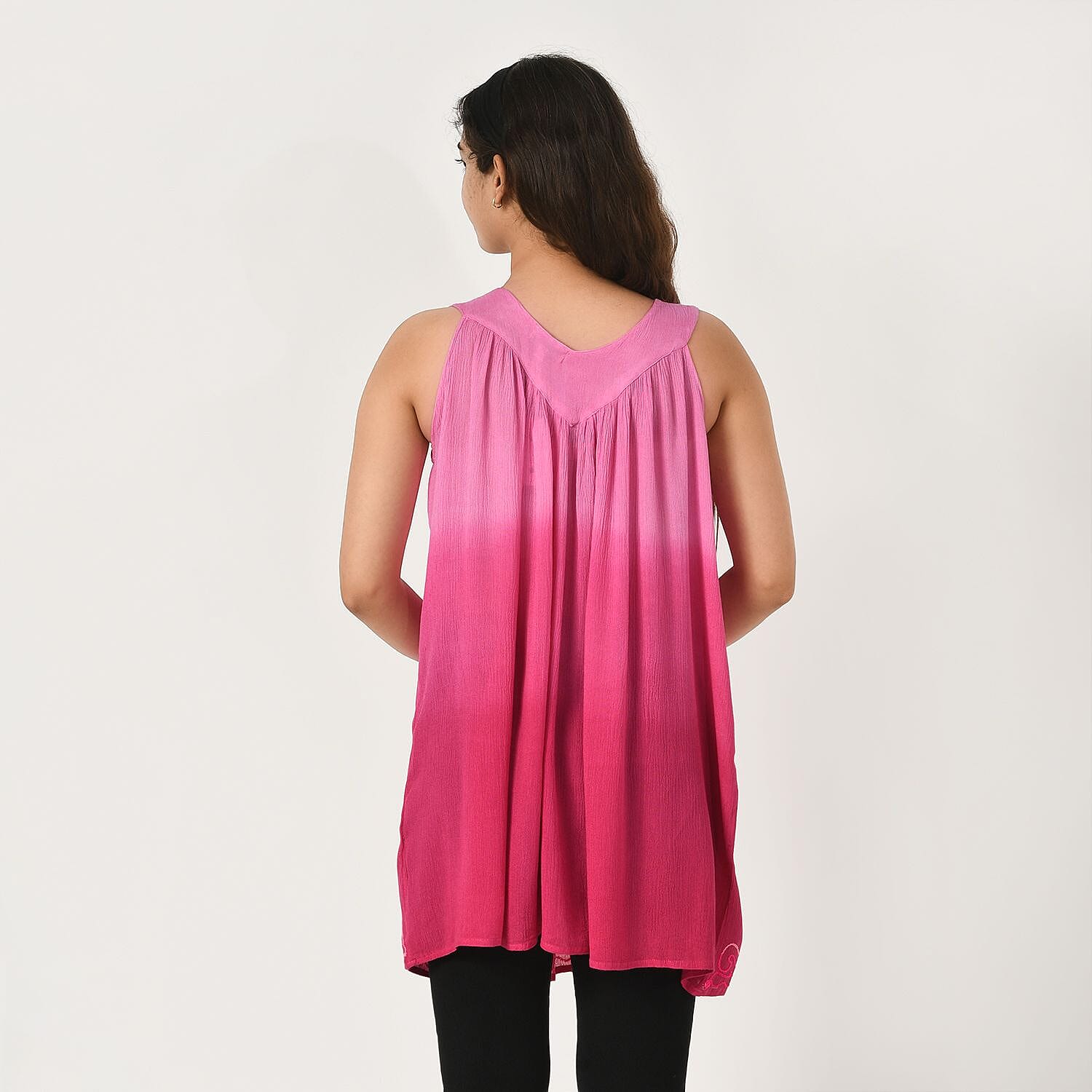 Tamsy Tie Dye Tunic (8-18) - Pink