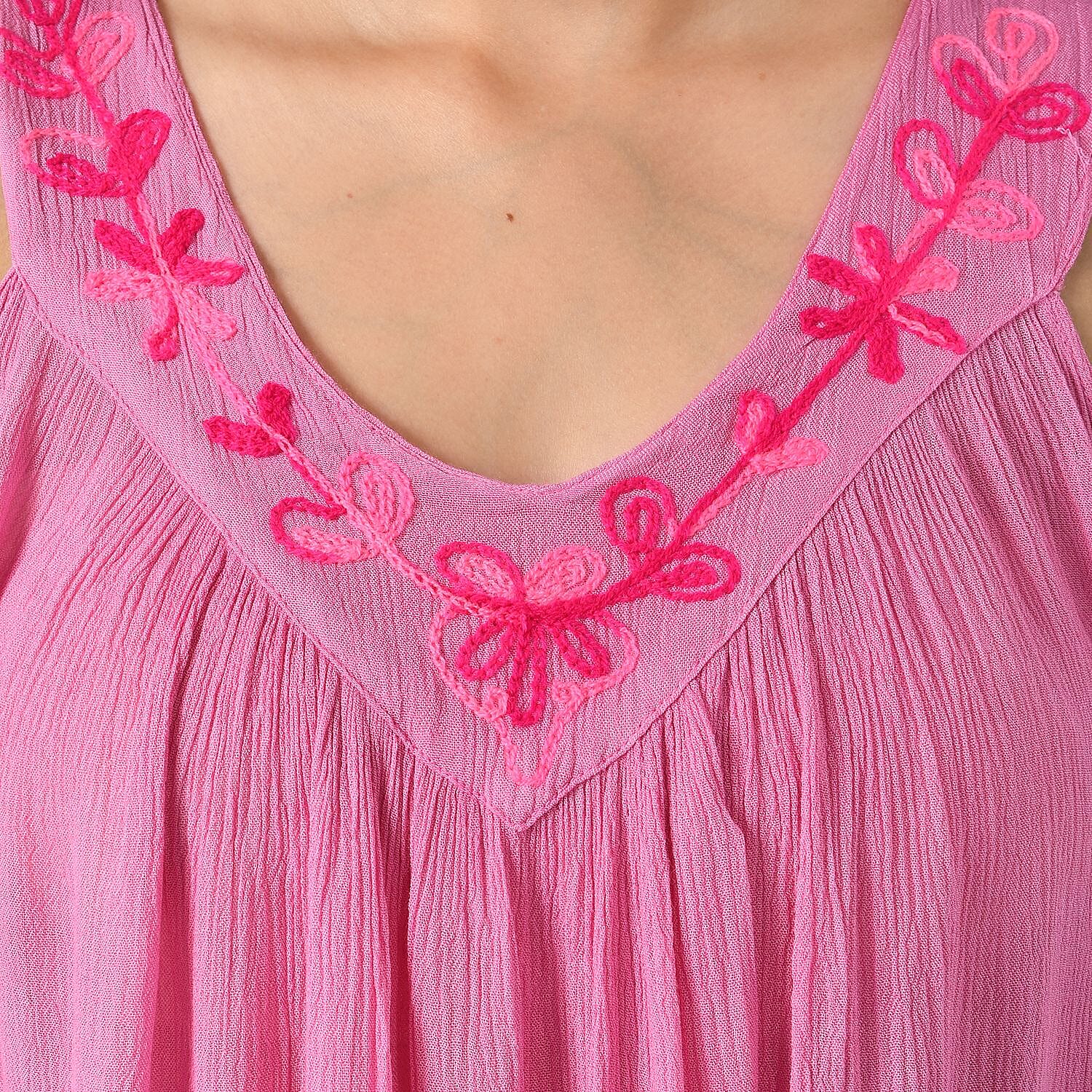 Tamsy Tie Dye Tunic (8-18) - Pink