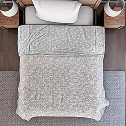 Two-Layer Printed Reversible Cotton Throw Blanket