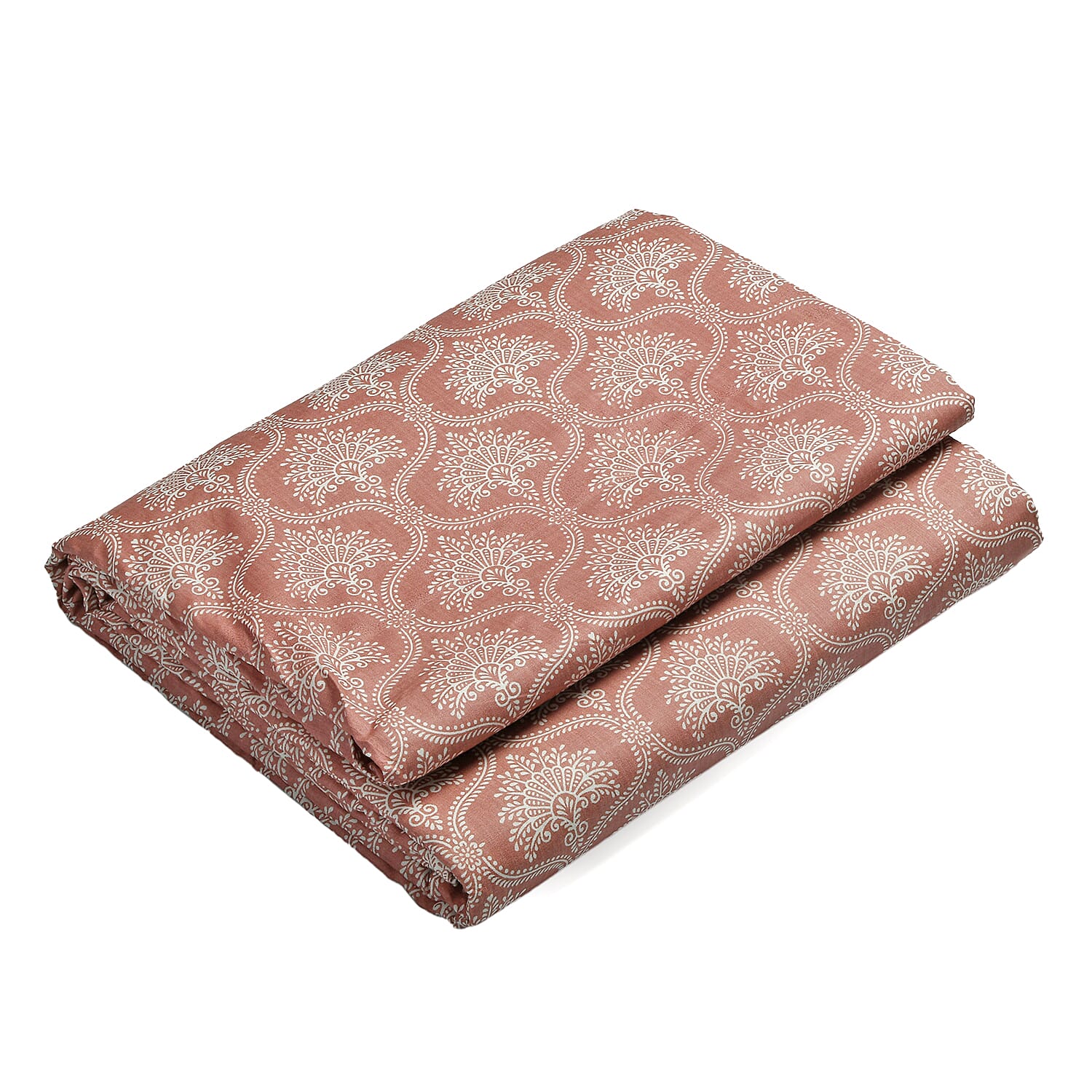 Cotton Printed Throw Blanket (Size 150x1 cm) - Red & White