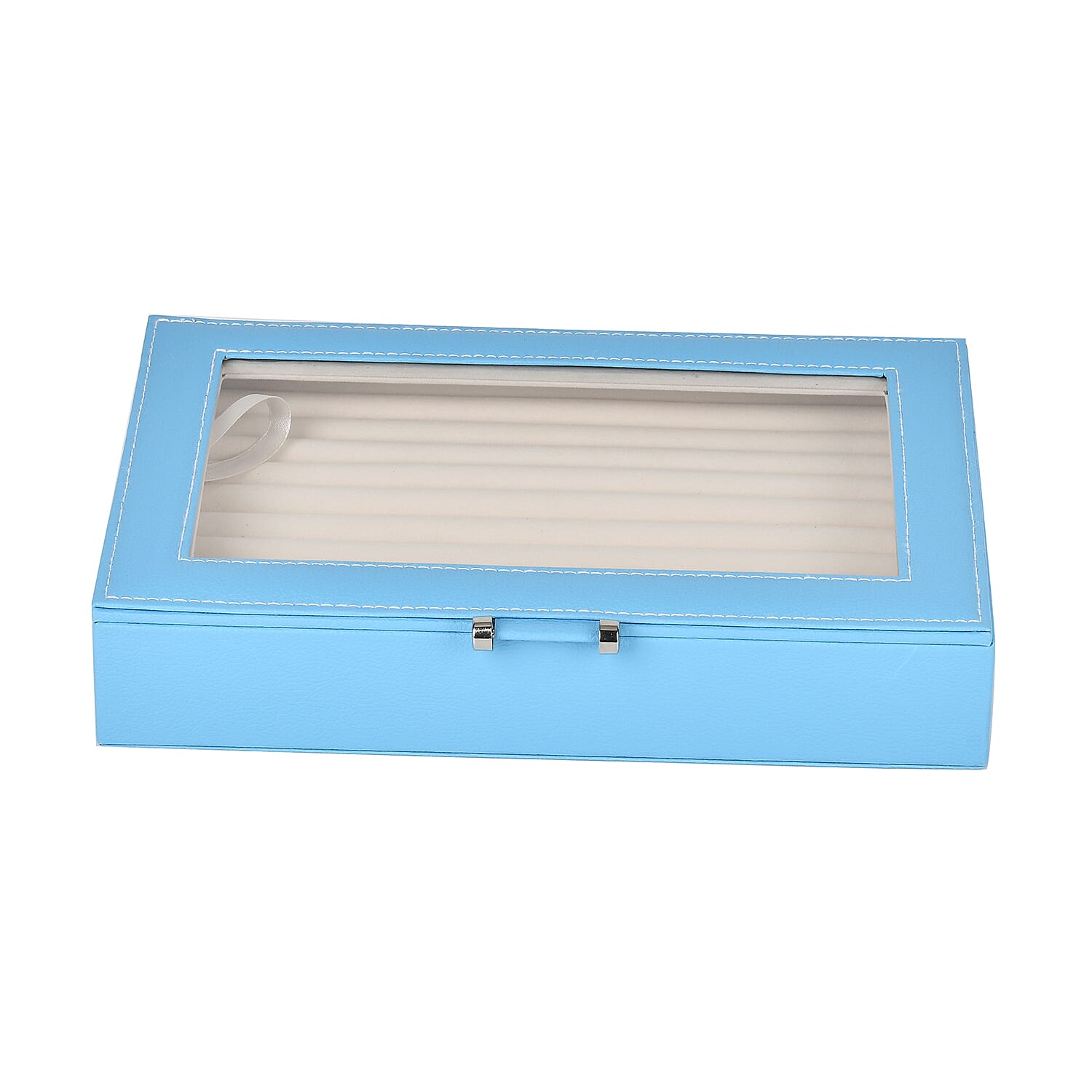 Jewellery Box (Size 26x17x5 ) - Turquoise Blue