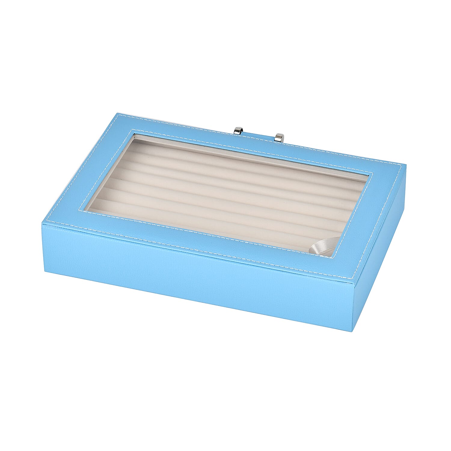 Jewellery Box (Size 26x17x5 ) - Turquoise Blue