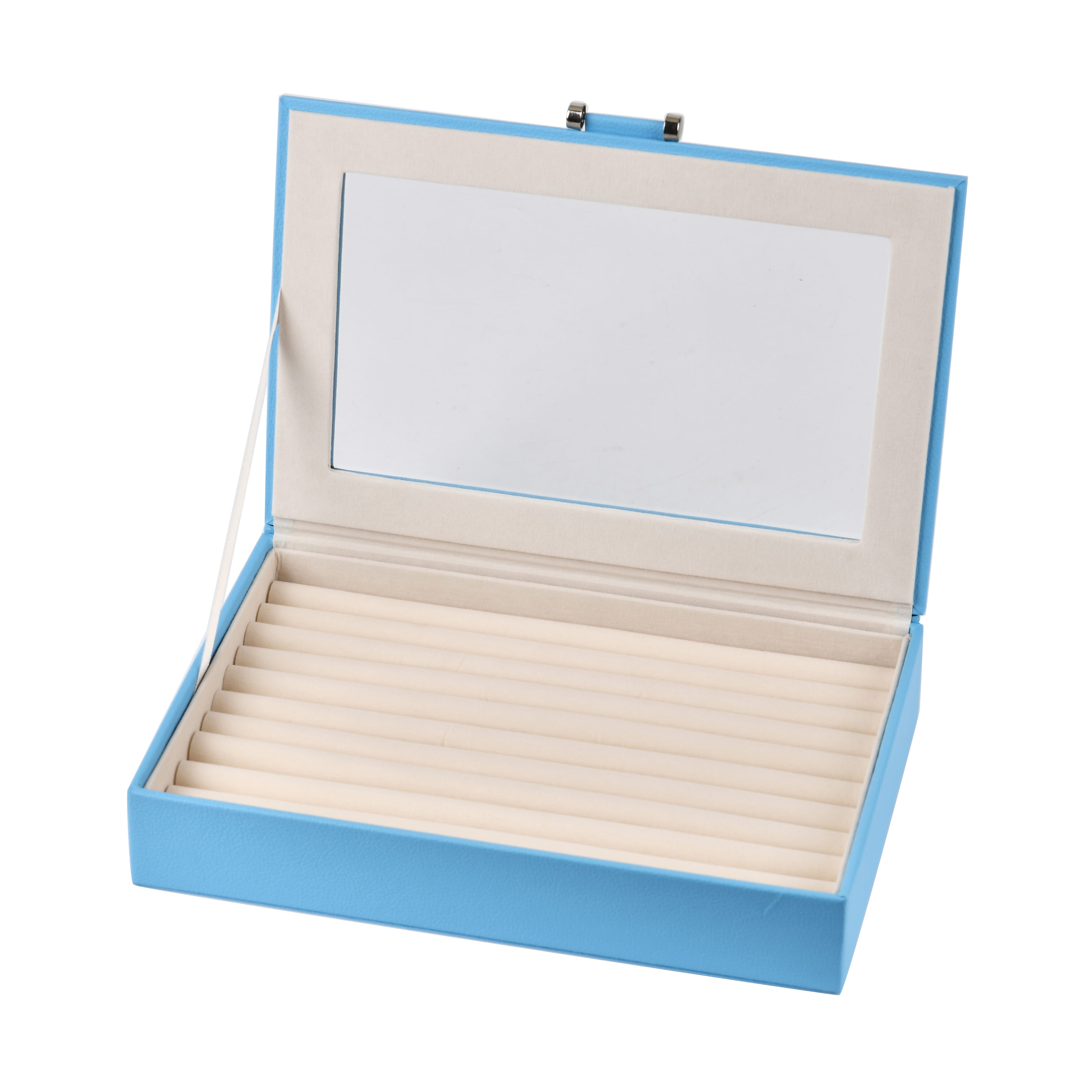 Jewellery Box (Size 26x17x5 ) - Turquoise Blue