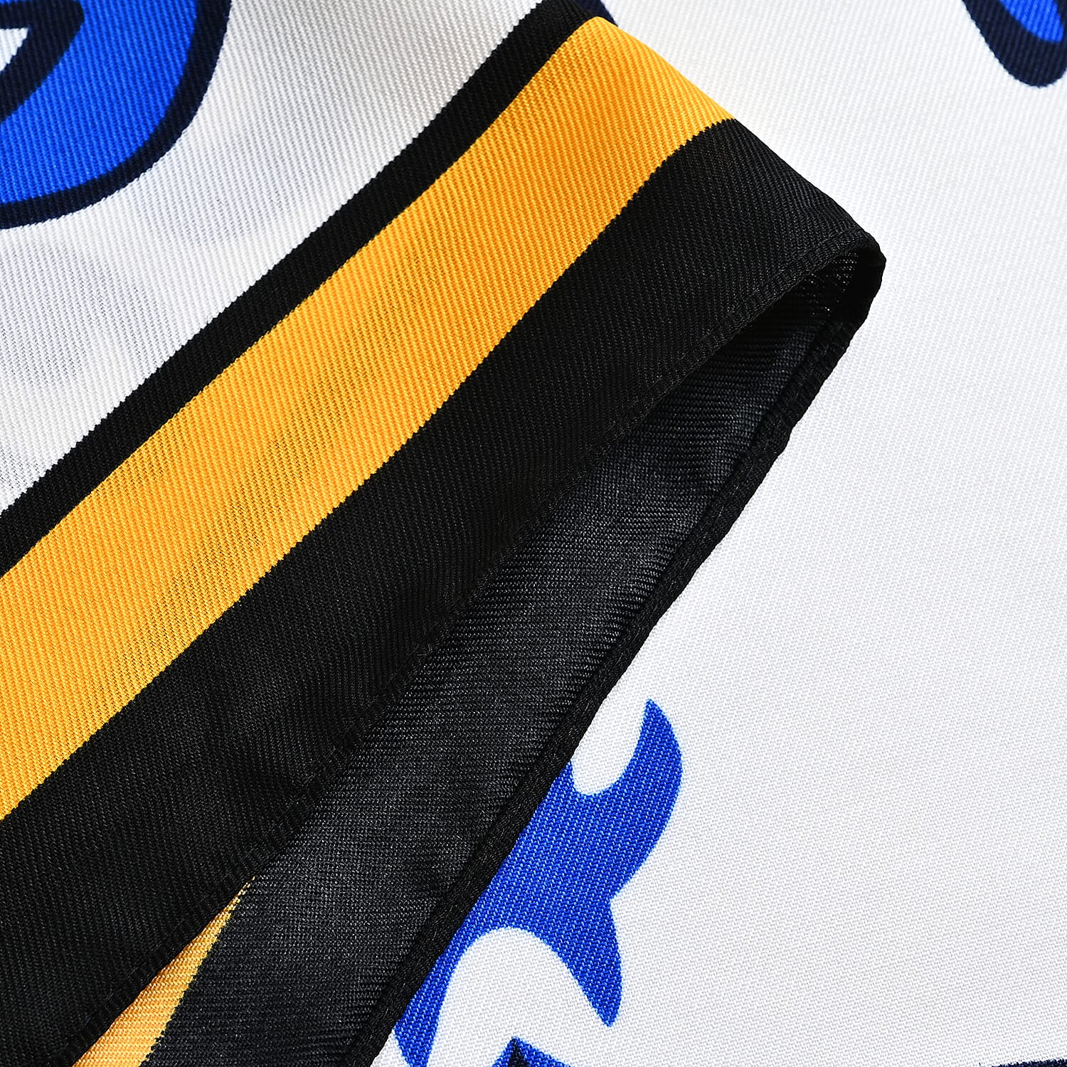 Closeout Deal Printed Cloud Brocade Long Scarf (Size 180x88 cm) - White