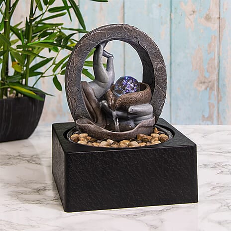 Novel Brands Decorative Indoor Serenity Water Fountain - Grey Novel Brands Decorative Indoor Serenity Water Fountain - Grey