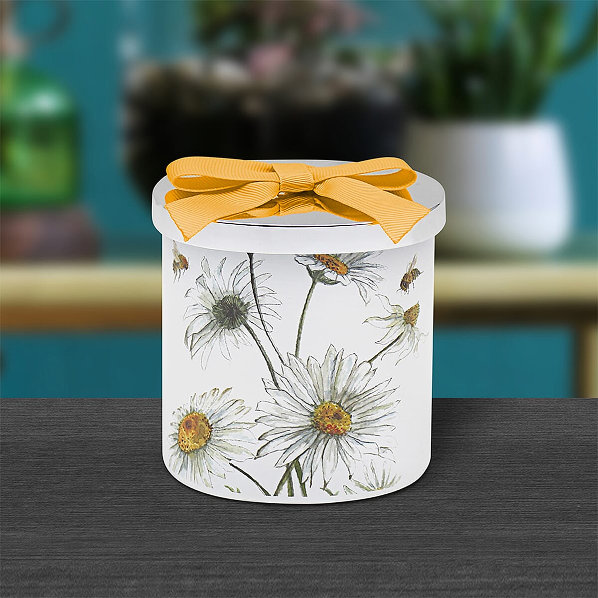 Candle (Size 10x10x11 cm) - Orange