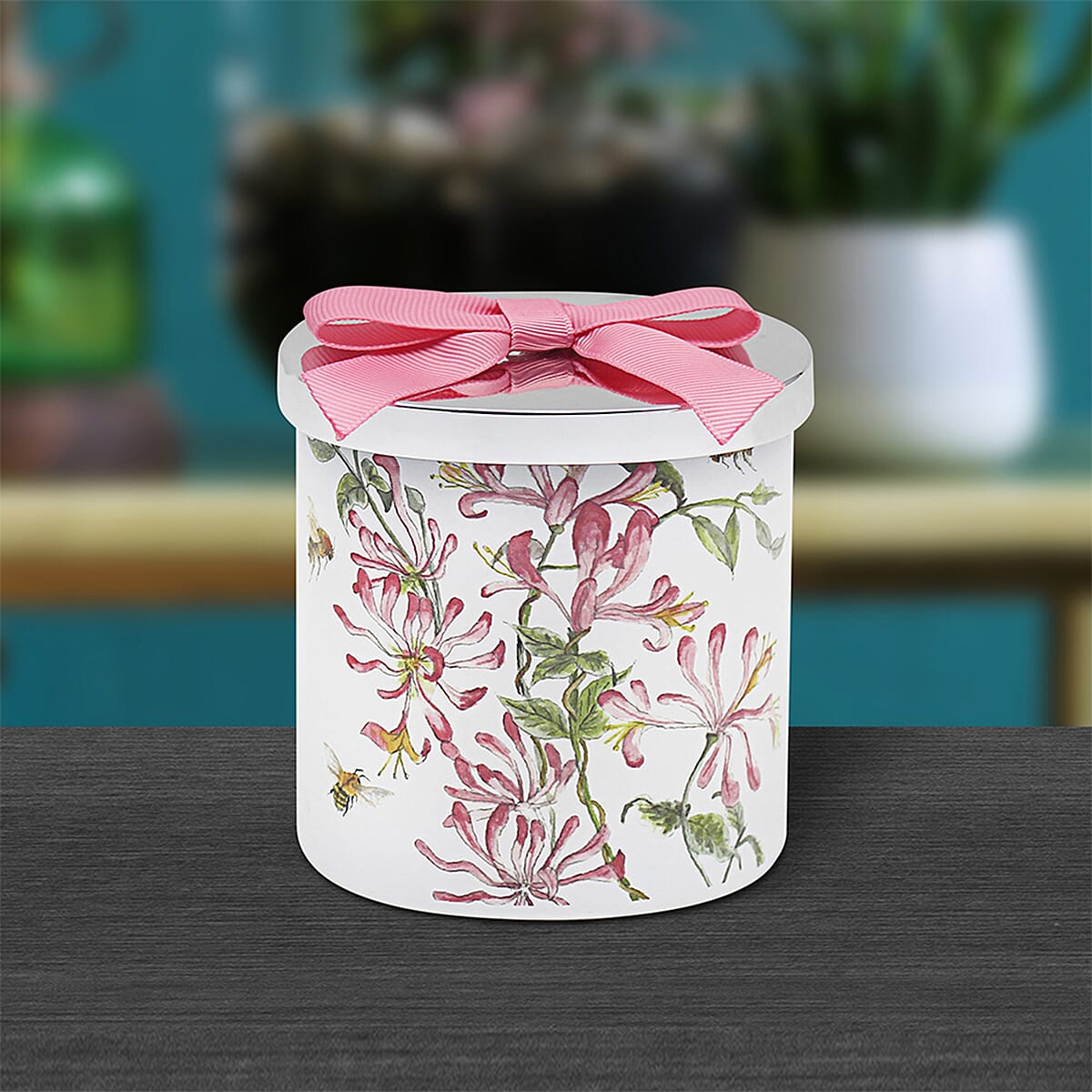 Candle (Size 10x10x11 cm) - Light pink