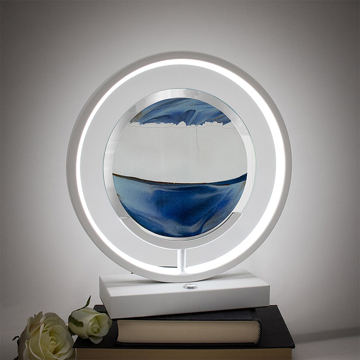 Lesser and Pavey Quicksand Lamp - Blue & White