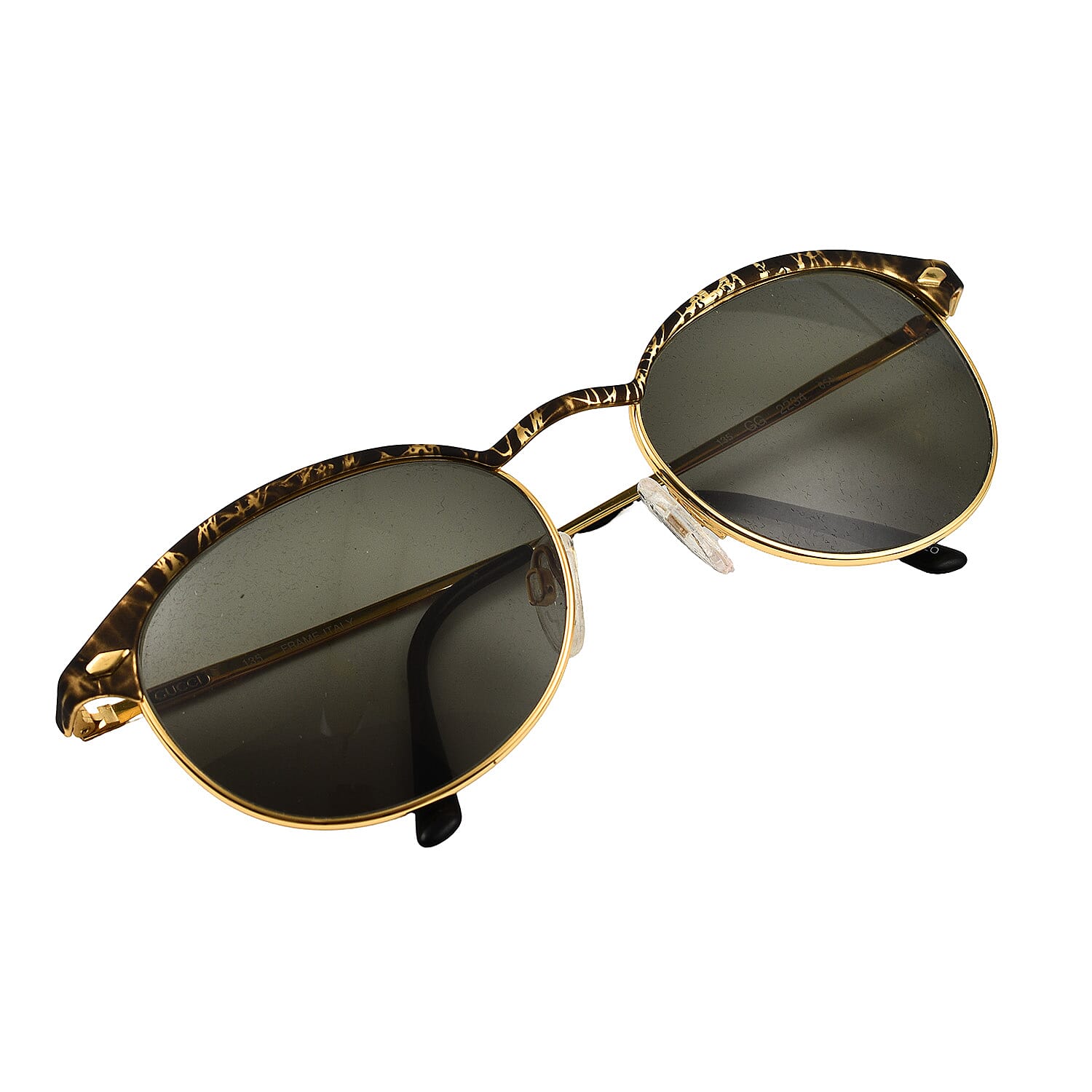 Designer Closeout - GUCCI Ladies Retro Clubmaster with Green Lenses