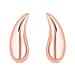 Lucy Q Drip Collection - Rhodium Overlay Sterling Silver Stud Drop Earrings