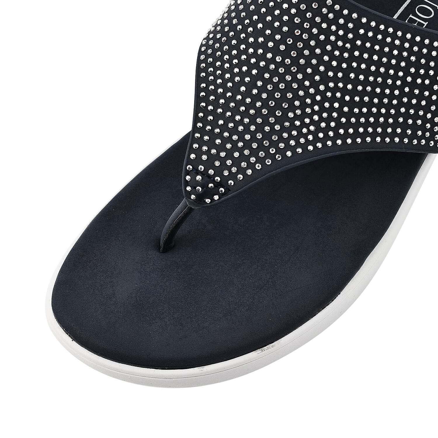 Jo & Joe Toe Post Mule LADY Sandals - Navy