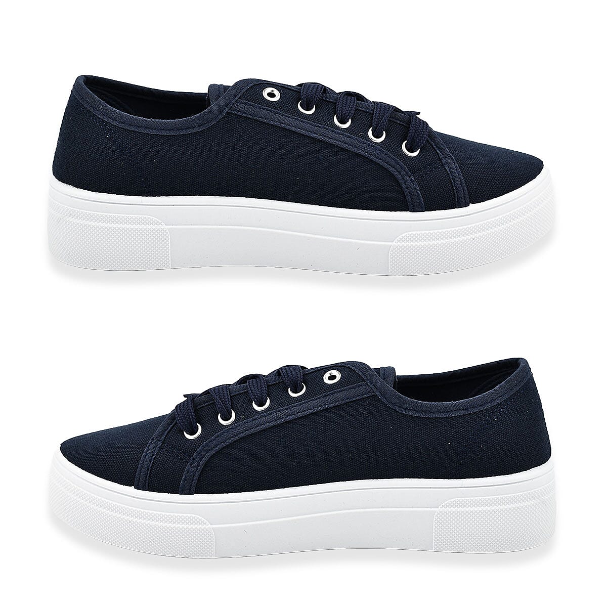 Urban Jacks Montclair Canvas Pump - Navy